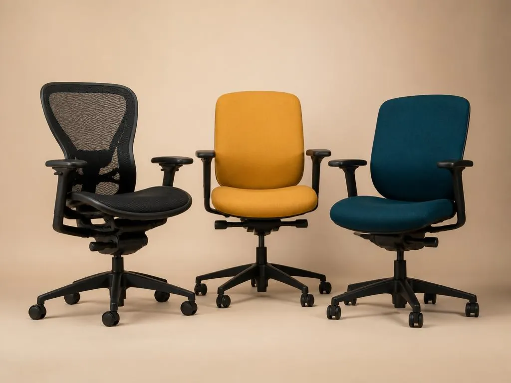 Fauteuil de bureau ergonomique reconditionné
