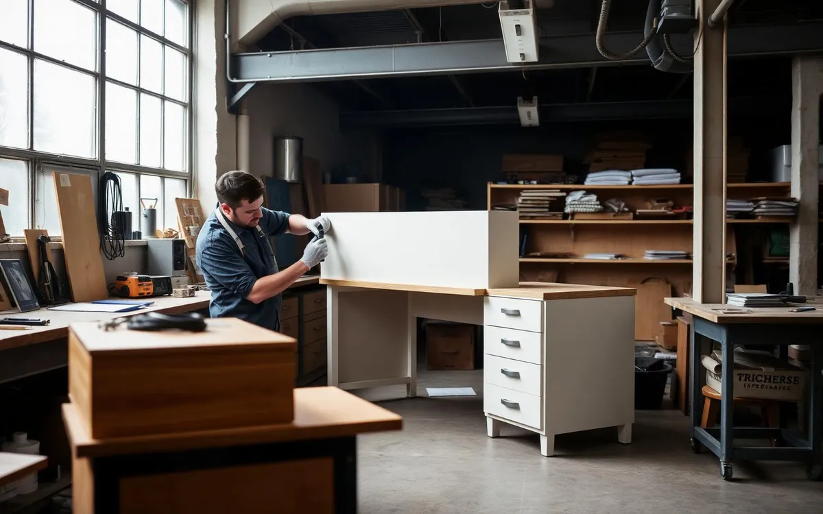 Atelier de reconditionnement de mobilier de bureau